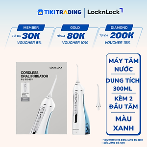Máy Tăm Nước Không Dây LocknLock Cordless Oral Irrigator 
