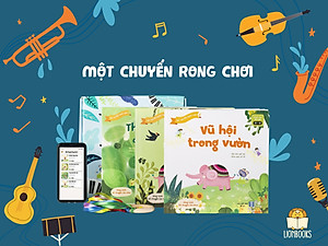 Combo Sách Kể Chuyện Âm Nhạc - Bộ "MỘT CHUYẾN RONG CHƠI" (Kèm Quà Tặng và App Cảm thụ âm nhạc CreMusic) - Sách Thơ & Âm Nhạc Cho Bé Mầm Non 0-3 4-5-6 Tuổi
