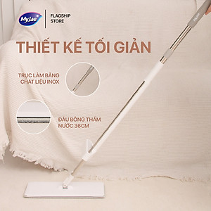 Cây lau nhà tự vắt thông minh sợi microfiber