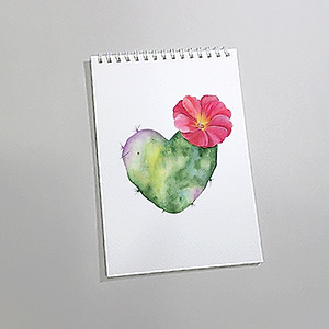 Sổ vẽ A4 vẽ màu nước và chì có vân sang giấy định lượng 260gsm nhập từ Ý, lên màu trong tự nhiên,15 tờ/cuốn MOW260 Green Art - Hàng chính hãng