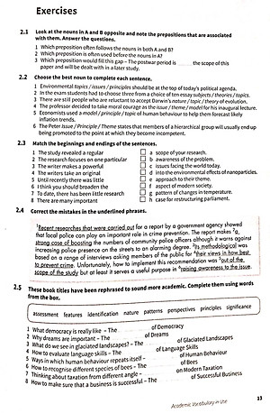 Academic Vocabulary in Use Edition with Answers Edition: Vocabulary Reference and Practice