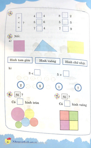 Sách 100 Đề Kiểm Tra Toán Lớp 1