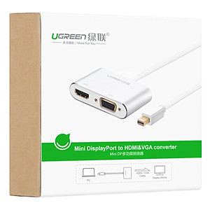 Cáp Mini DisplayPort To HDMI + VGA Ugreen (20421) - Hàng chính hãng