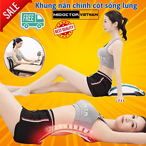 Khung Nắn Chỉnh Cột Sống, Khung Định Hình Cột Sống, Chống Thoát Vị Đĩa Đệm, Đau Lưng, Vai Gáy, Dụng Cụ Hỗ Trợ Tập Lưng - Chính Hãng miDoctor