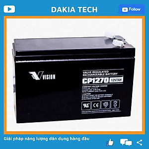 Ắc quy Vision CP1270 12V 7Ah