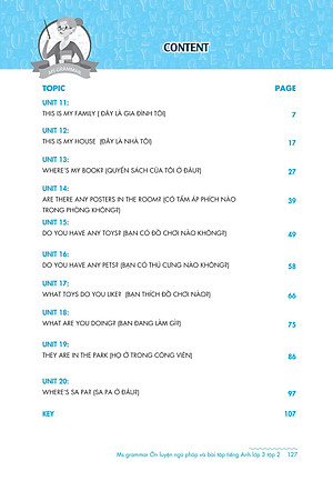 Sách Ms Grammar Ôn Luyện Ngữ Pháp Và Bài Tập Tiếng Anh Lớp 3 Tập 2