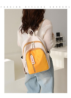 Balo Nữ Cao Cấp Teement, Balo Hàn Quốc Dây Kéo Trước Nhiều Ngăn Chứa Cho Nữ, Vải Oxford Chống Thấm, Nhiều Ngăn Rộng Rãi Tiện Dụng, Balo Đi Chơi, Du Lịch, Dã Ngoại - Hàng Chính Hãng