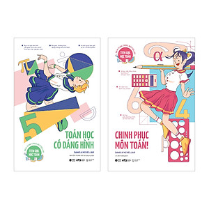 Combo Teen Girl Học Toán: Kiss My Math - Chinh Phục Môn Toán + Girls Get Curves - Toán Học Có Dáng Hình