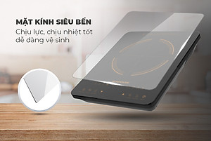 Bếp Từ Đơn Sunhouse SHD6803 (2000W) - Kèm Nồi Lẩu - Hàng Chính Hãng
