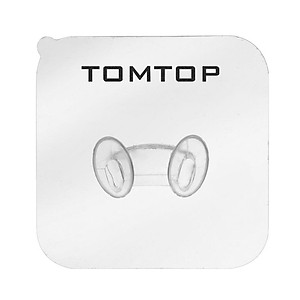 TOMTOP 2 cái Móc kết dính chắc chắn trong suốt bằng nhựa Superglue đỡ phích cắm không thấm nước