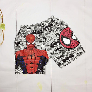 Đồ bộ thun bé trai siêu nhân nhện-Spider man từ 10-40Kg-giặt không vở hình-H&N