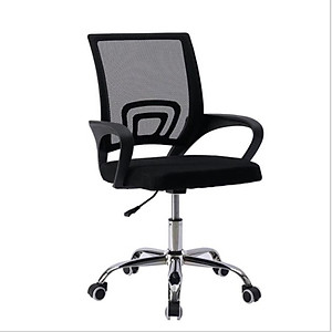 Ghế xoay văn phòng,tựa và lưng bọc lưới chân mạ crom,HG FURNITURE 