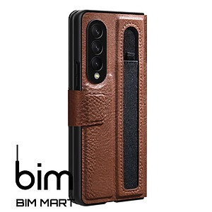 Bao da dành cho Samsung Galaxy Z Fold 3 5G Nillkin Aoge phong cách sang trọng cao cấp kèm khe cắm bút - Hàng Nhập Khẩu