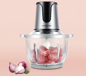 Máy Xay Thịt 2 Lưỡi Dao Kép Lock&Lock EJM171 (2 Lít - 300W) - Hàng Chính Hãng