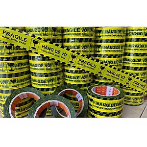 COMBO 2 CUỘN BĂNG KEO HÀNG DỄ VỠ 100 YARD Combo Băng keo đóng hàng - Băng dính NIÊM PHONG BK3A