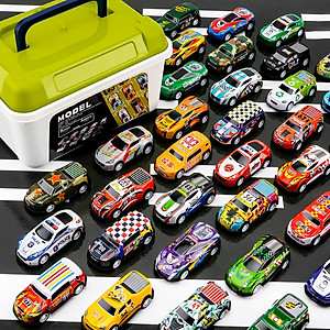 Hộp đồ chơi 30 xe ô tô nhiều màu sắc , nhiều loại