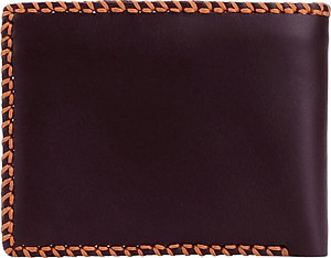 Ví Nam Đan Viền Huy Hoàng HT2136 (12.5 x 10 cm) - Nâu