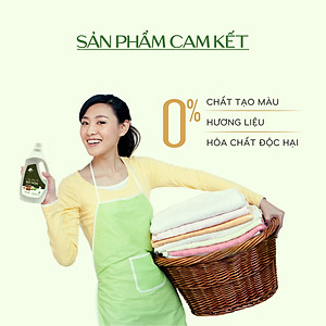Nước giặt xả hữu cơ Bồ Hòn Ecocare tinh dầu Hoa Bưởi  2000ml