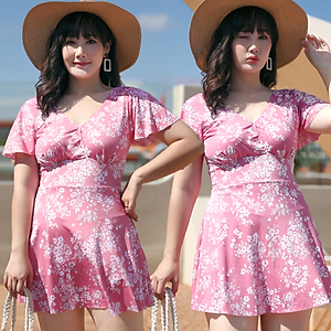 Đồ Bơi Nữ Một Mảnh Kín Đáo Tôn Dáng Có Size Lớn AT230 MayHomes Bigsize One-Piece Swimsuits