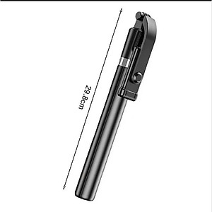 Gậy Tripod chụp ảnh tự sướng Selfie 3 chân gấp gọn 30cm, kéo dài 1M7 điều khiển từ xa có đèn Tripod chụp ảnh livestream - Hàng nhập khẩu