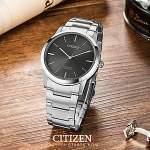 Đồng Hồ Nam Citizen Dây Titanium AW2020-82H - Mặt Xám (Sapphire)
