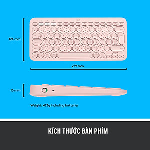 Bàn Phím Bluetooth Logitech K380 - Hàng Chính Hãng
