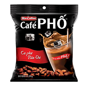 Cà phê sữa đá MacCoffee Café Phố ( 24g x 30 gói )