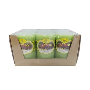 Khay 6 nến thơm trụ tròn D5H8 Miss Candle FTRAMART NQM0819 5 x 8 cm (Chọn màu)