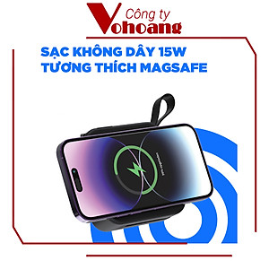 [Mỹ] Sạc dự phòng Energizer QM10001AC Thông minh Sạc nam châm từ tính Dung lượng 10000mAh - Hàng chính hãng 