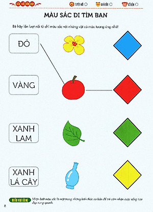 Sách Bé Yêu Đi Mẫu Giáo - Rèn Luyện IQ (A)