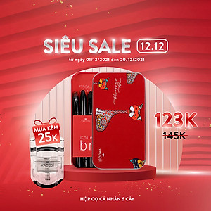 HỘP CỌ DU LỊCH VACOSI, MY DARLING 6 CÂY - BC23