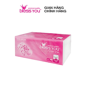 Combo 5 Gói Khăn Giấy Lụa Rút Softpack Bless You Alavie 250 Tờ
