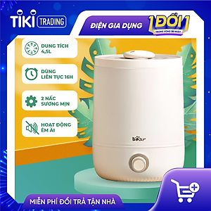 Máy Phun Sương Tạo Ẩm Bear Làm Mát Không Khí, Bộ Lọc Ion Bạc Diệt Khuẩn, Tiết Kiệm Năng Lượng JSQ-C45U1 - Hàng chính hãng