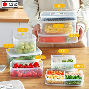 Hộp đựng thực phẩm nhựa PP Nakaya 1.3L