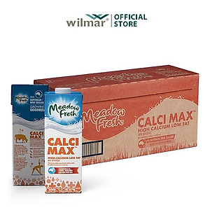 Sữa Tươi Tiệt Trùng Giàu Canxi ít béo nhập khẩu Úc MEADOW FRESH 1L
