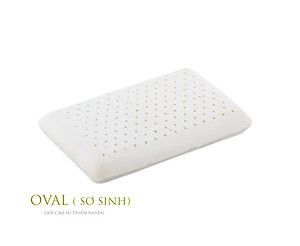 Gối cao su oval em bé Vạn Thành
