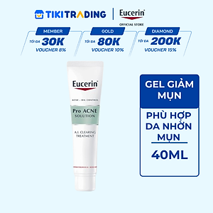 Gel giảm mụn sau 1 tuần Eucerin Pro Acne A.I. Clearing Treatment 40ml