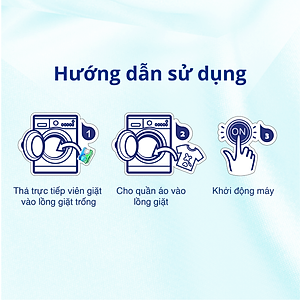 Túi Viên Giặt Xả Đa Năng 4 Trong 1 KA Universal (1 Viên/ Túi)