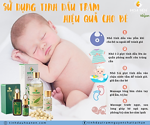 Tinh dầu Tràm ngâm củ nén 100ml - Hoa Nén - Chuẩn VietGAP - Chăm sóc sức khoẻ mẹ và bé