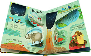 Sách tương tác tiếng Anh - Usborne Lift-the-flap Questions & Answers about Our World