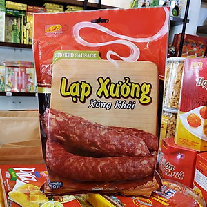 Đặc Sản Sóc Trăng - Lạp Xưởng Xông Khói Tân Huê Viên 500G, Đặc Sản Lạp Xưởng Sóc Trăng Tân Huê Viên Vị Khói Tự Nhiên Thơm Ngon Và An Toàn