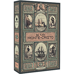 Sách Bá tước Monte-Cristo, trọn bộ 3 tập