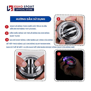 Combo 3 Món Dụng Cụ Tập Tay KUNOSPORT, Kìm Bóp Tay + Bóng Tập Cổ Tay + Lò Xo Tập Tay Chữ U