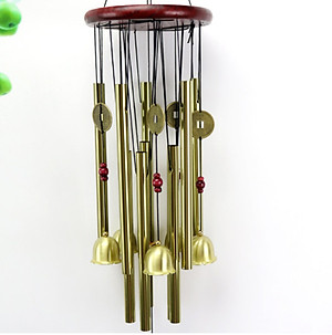 Chuông gió 10 thanh may mắn