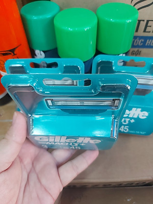 Hộp lưỡi dao cạo râu Gillette Mach3, vỉ 3 lưỡi