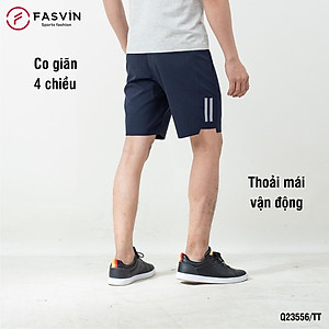 Quần Đùi Nam FASVIN Vải Gió Đẹp Hàng Nhà Máy Chất Lượng Cao Thể Thao Hay Mặc Nhà Q23556.HN