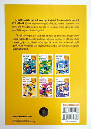 Sách Kĩ Năng Vàng Cho Học Sinh Trung Học - Học Cách Sống Tự Lập