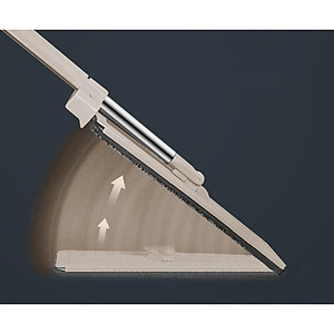  Cây Lau Nhà Tự Vắt Phẳng Thông Minh Spin Mop Xoay 360 Độ_ Tặng Kèm Hai Bông Lau