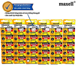 5 Viên Pin Đồng Hồ SR626 / SR621 / SR716 / SR521 / SR616 / SR516 / SR721 / SR920 / SR927 Maxell Chính Hãng