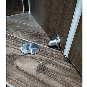 Hít chặn cửa nam châm chống va đập đế dẹt âm sàn 5mm